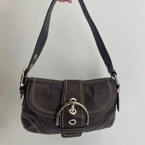 COACH Soho Leather Baguette